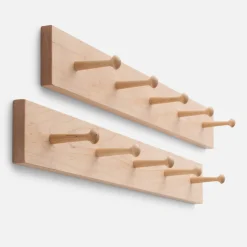 Schoolhouse 5 Hook Peg Rail New