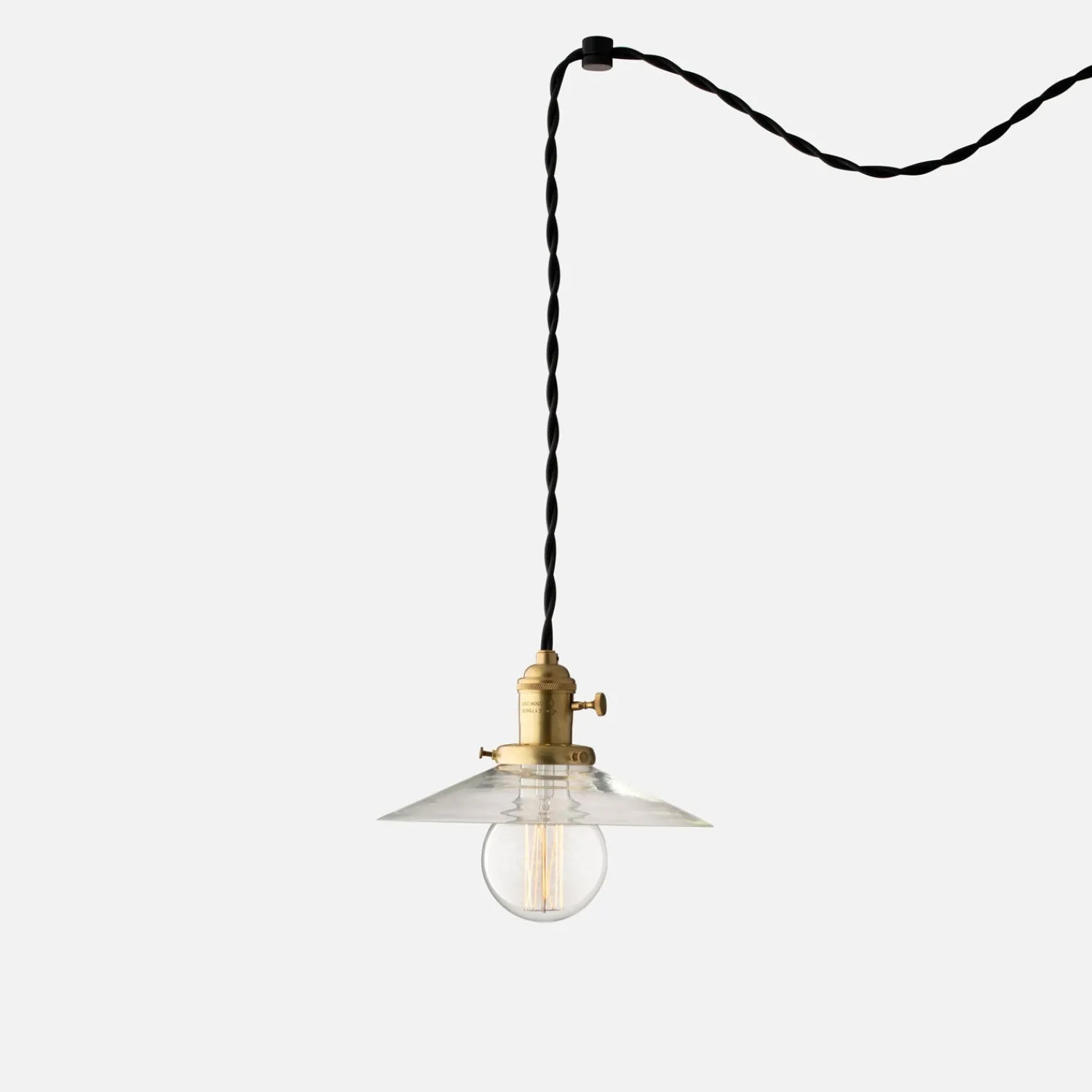 Schoolhouse Apartment Plug-In Pendant 2.25" Hot