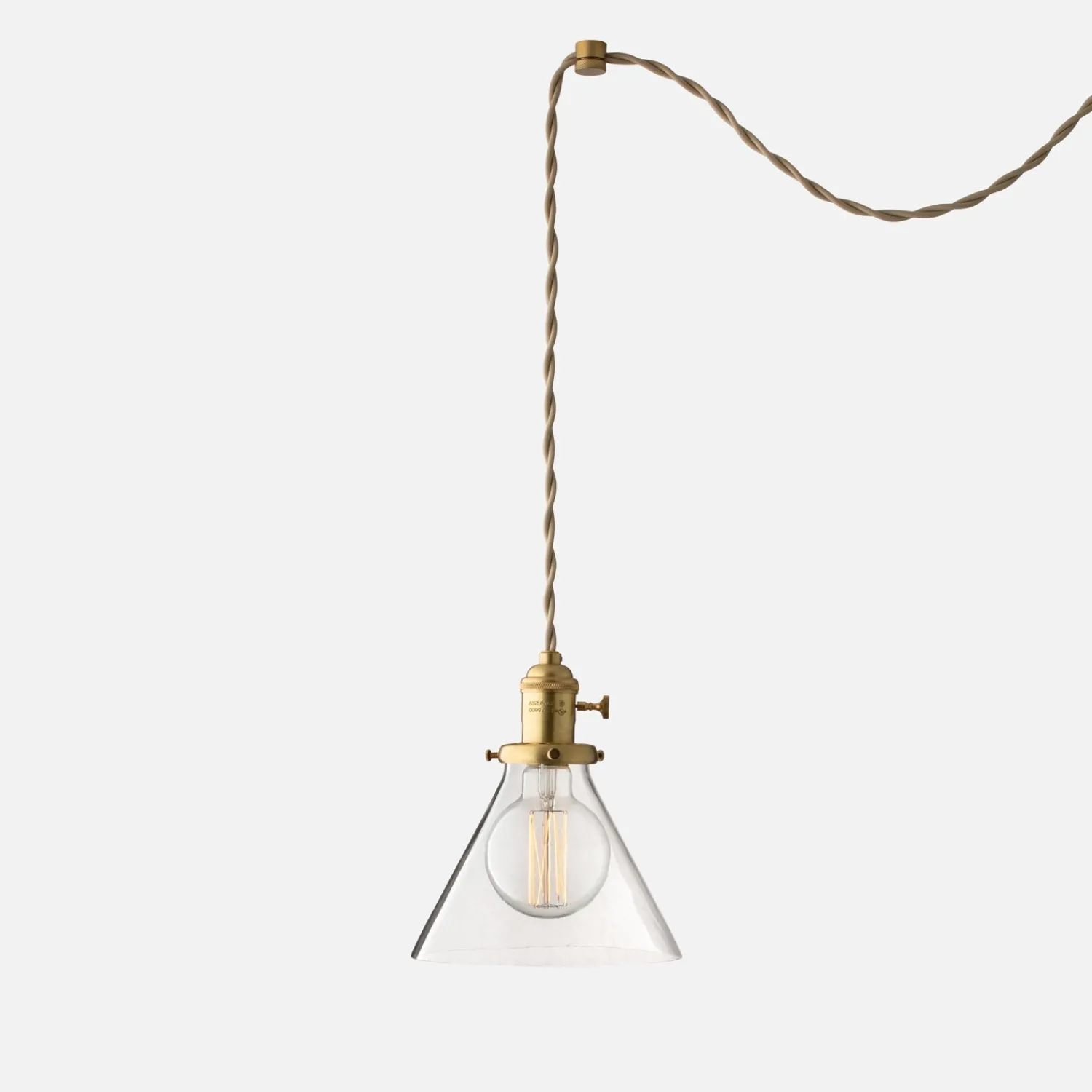 Schoolhouse Apartment Plug-In Pendant 2.25" Hot