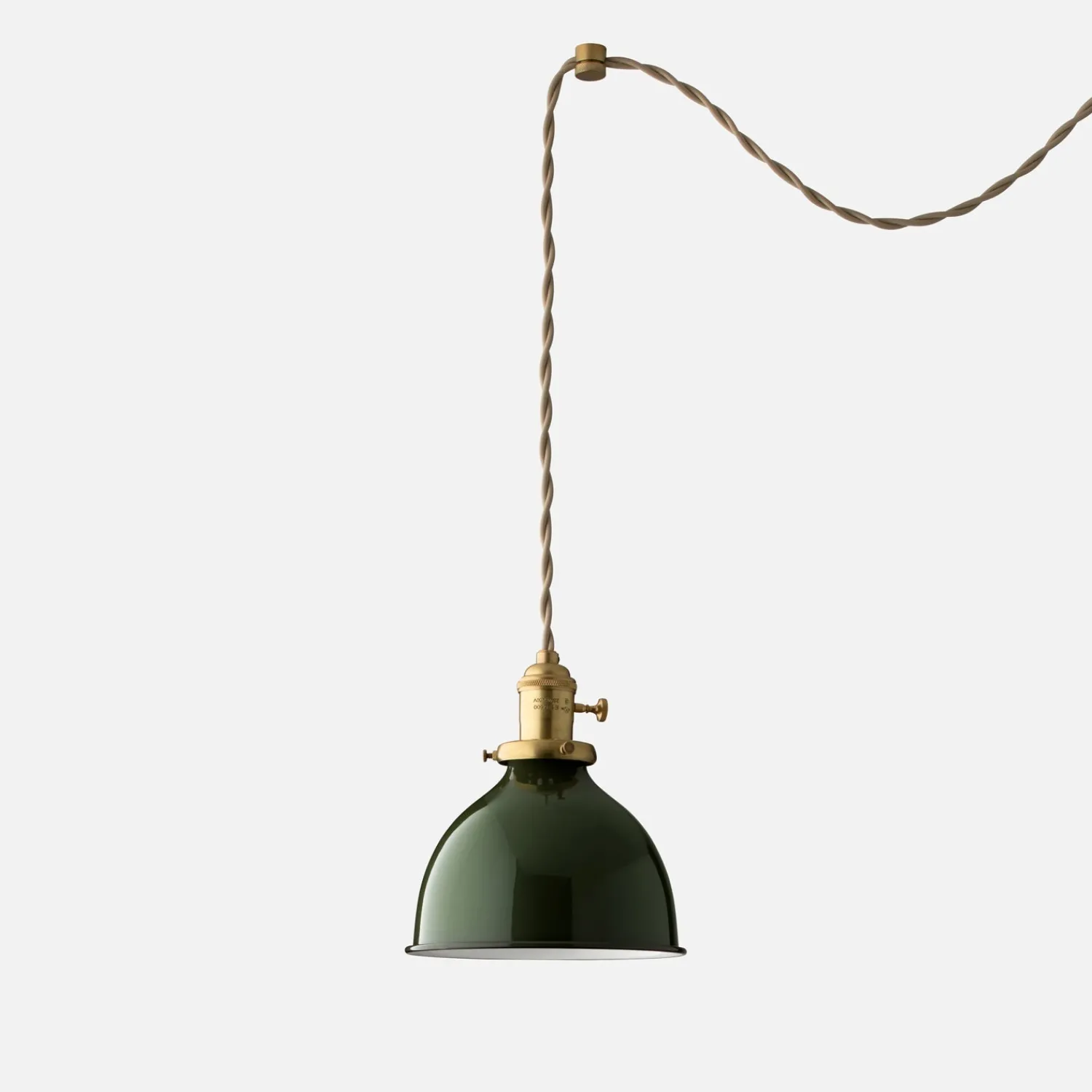 Schoolhouse Apartment Plug-In Pendant 2.25" Hot