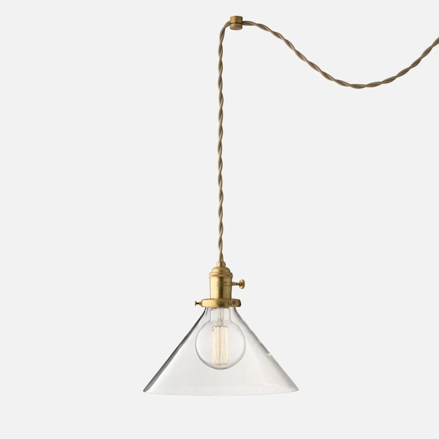 Schoolhouse Apartment Plug-In Pendant 2.25" Hot