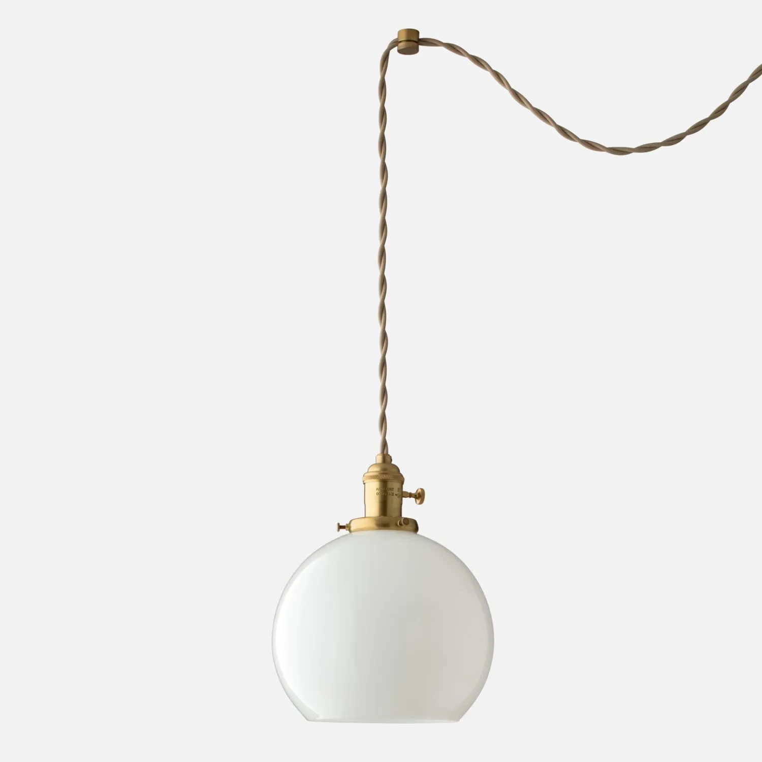 Schoolhouse Apartment Plug-In Pendant 2.25" Hot