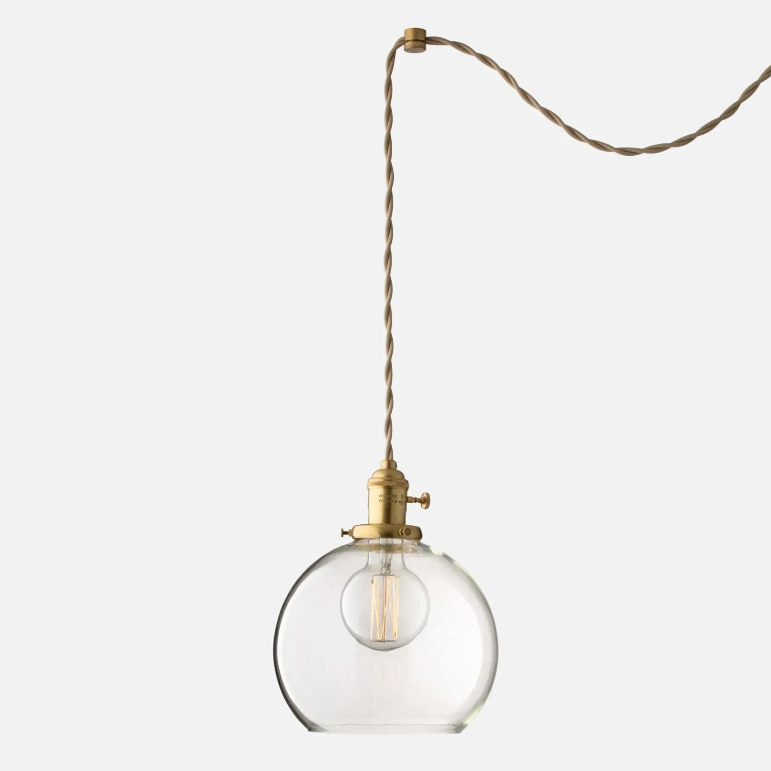 Schoolhouse Apartment Plug-In Pendant 2.25" Hot