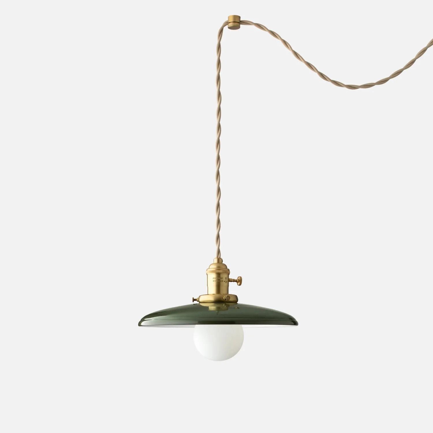 Schoolhouse Apartment Plug-In Pendant 2.25" Hot