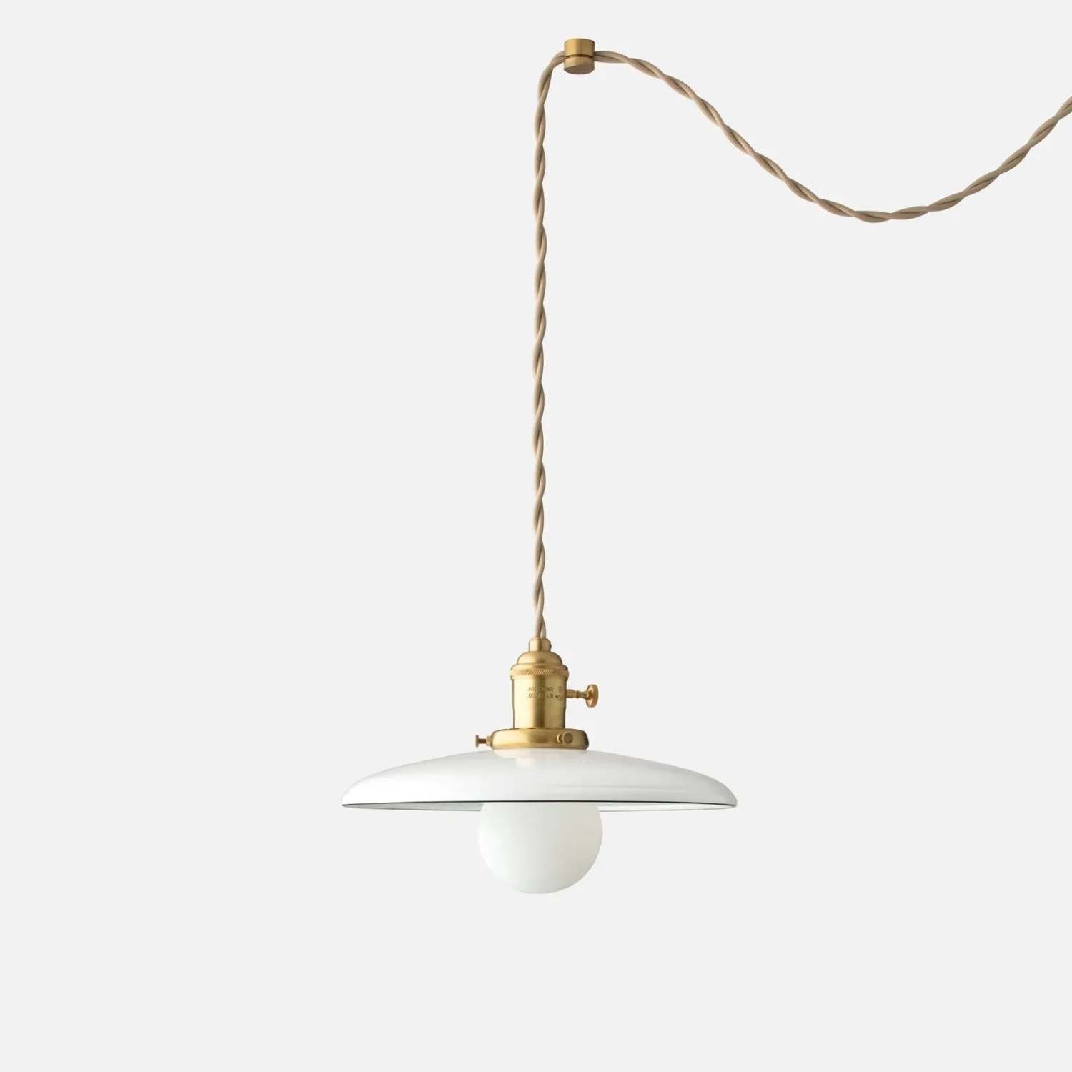 Schoolhouse Apartment Plug-In Pendant 2.25" Hot