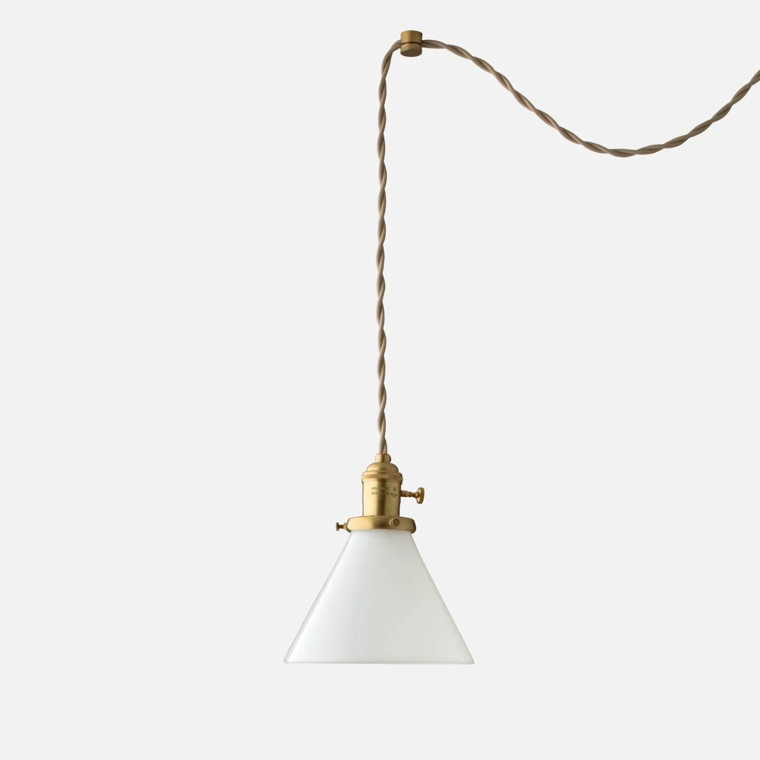 Schoolhouse Apartment Plug-In Pendant 2.25" Hot