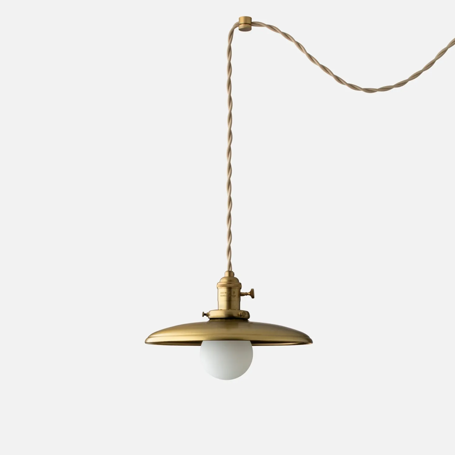 Schoolhouse Apartment Plug-In Pendant 2.25" Hot
