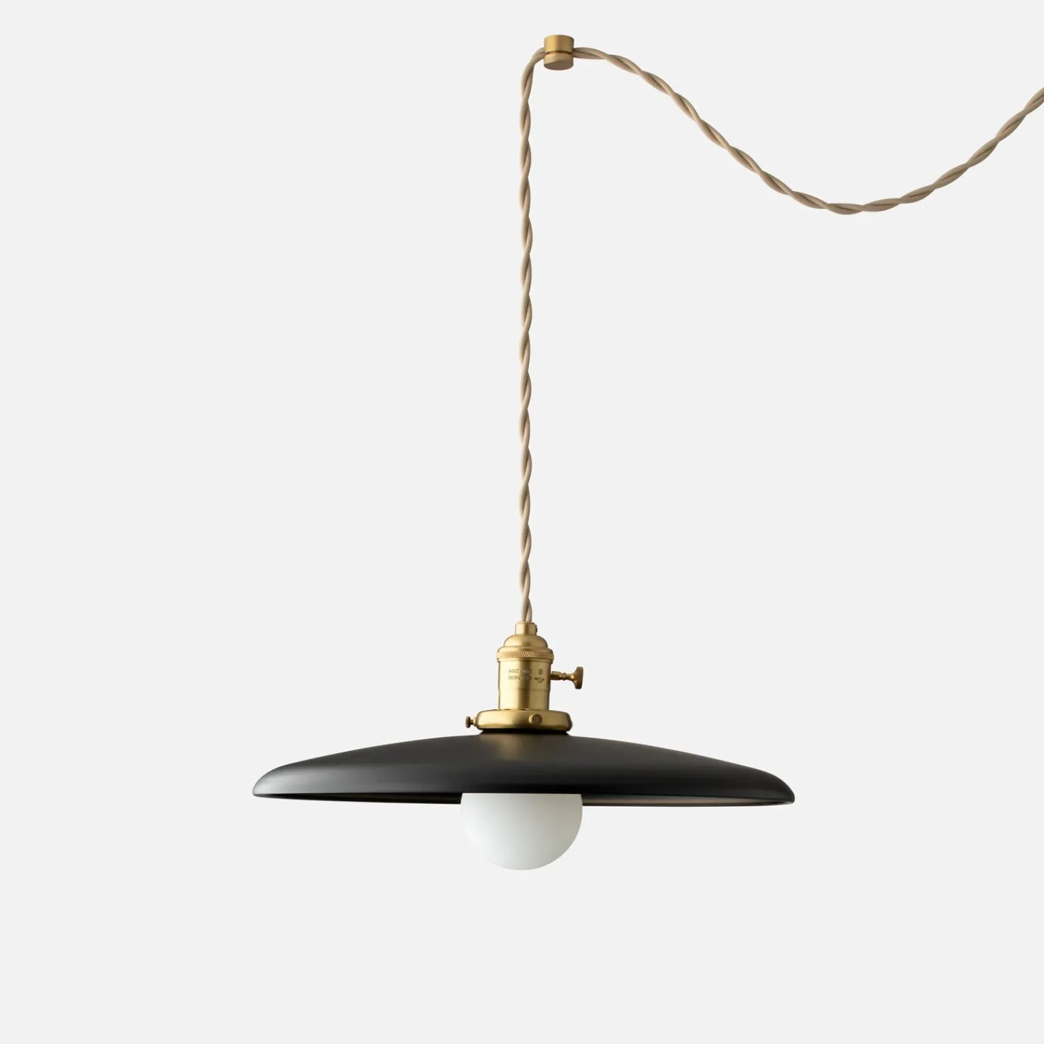 Schoolhouse Apartment Plug-In Pendant 2.25" Hot