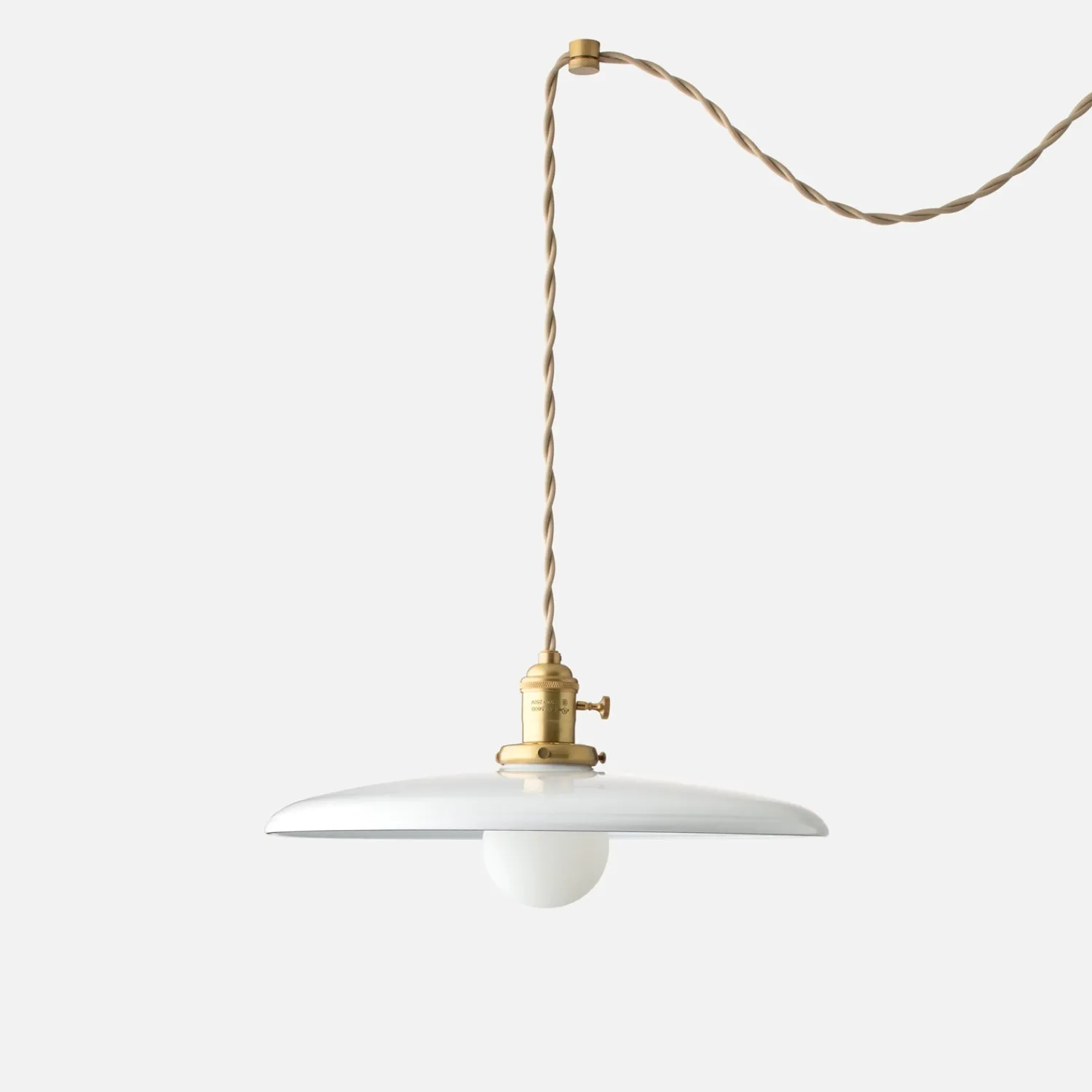 Schoolhouse Apartment Plug-In Pendant 2.25" Hot
