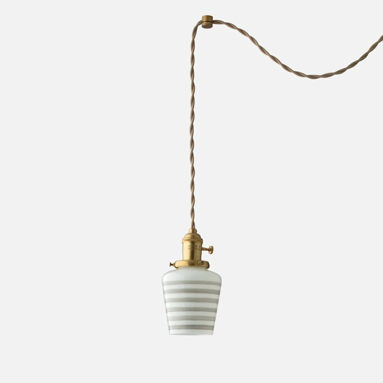 Schoolhouse Apartment Plug-In Pendant 2.25" Hot