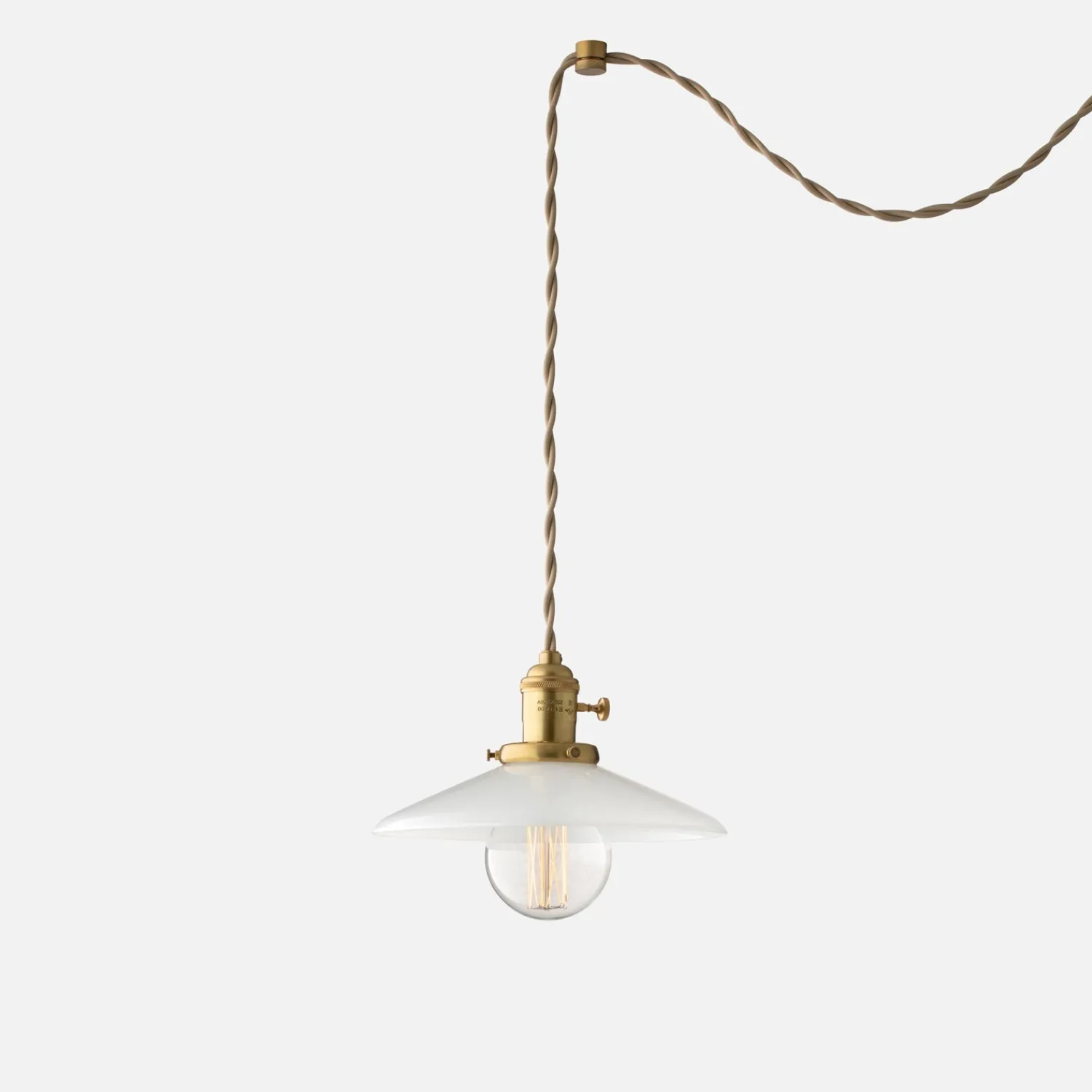 Schoolhouse Apartment Plug-In Pendant 2.25" Hot