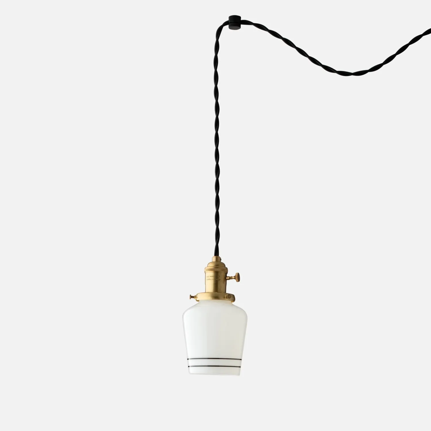 Schoolhouse Apartment Plug-In Pendant 2.25" Hot
