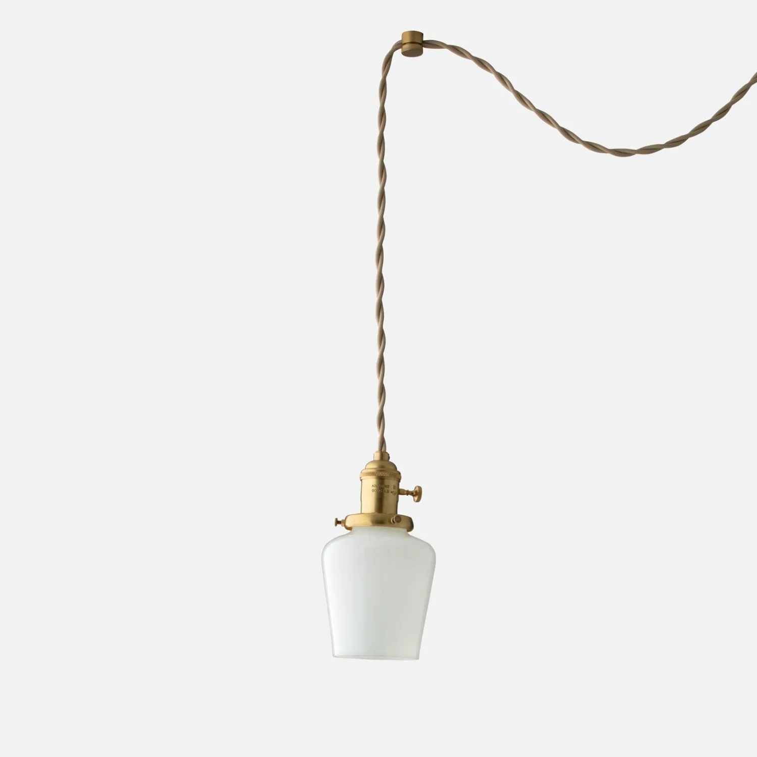 Schoolhouse Apartment Plug-In Pendant 2.25" Hot