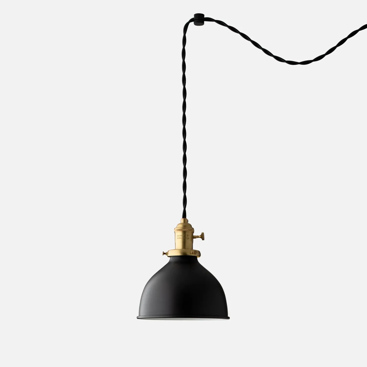 Schoolhouse Apartment Plug-In Pendant 2.25" Hot