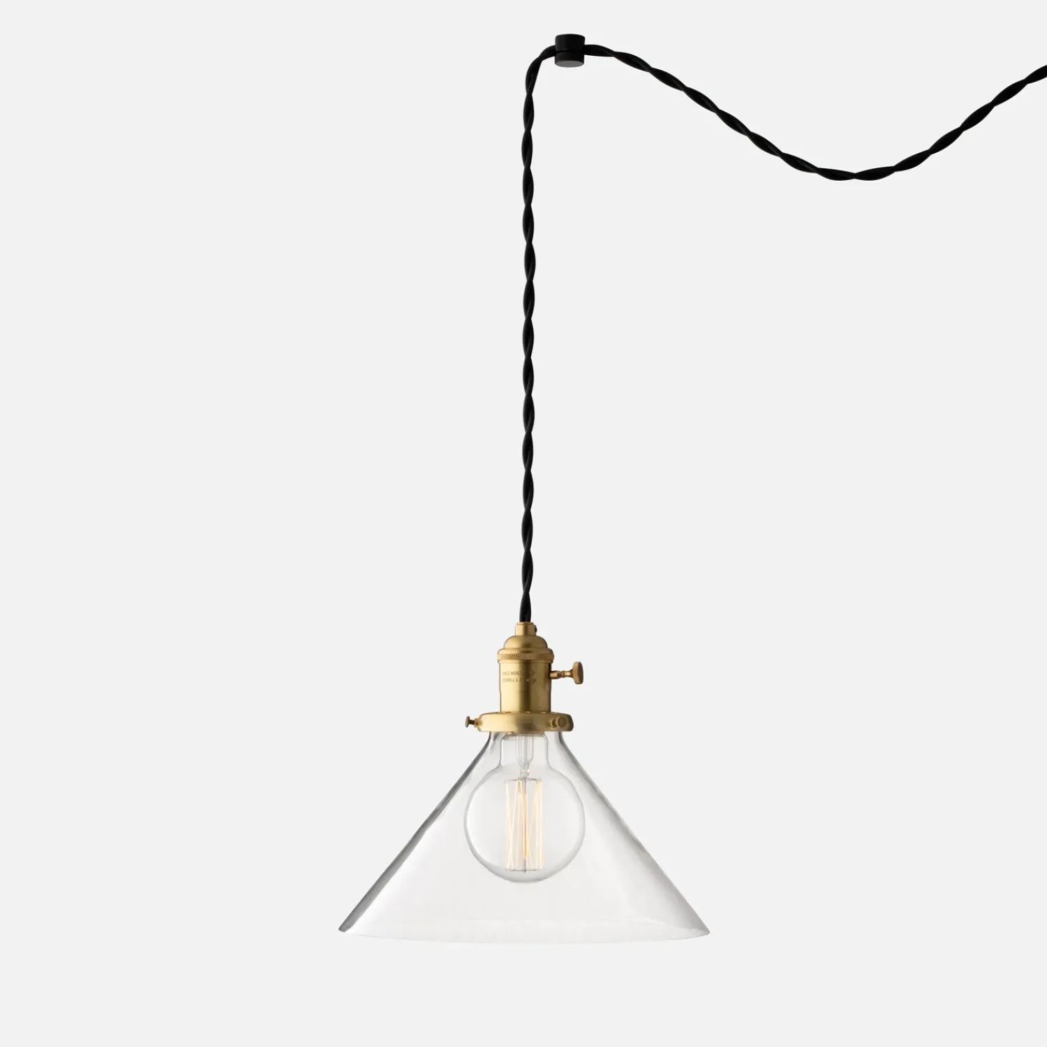 Schoolhouse Apartment Plug-In Pendant 2.25" Hot