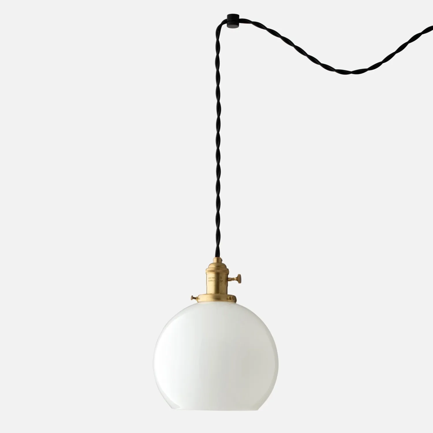 Schoolhouse Apartment Plug-In Pendant 2.25" Hot