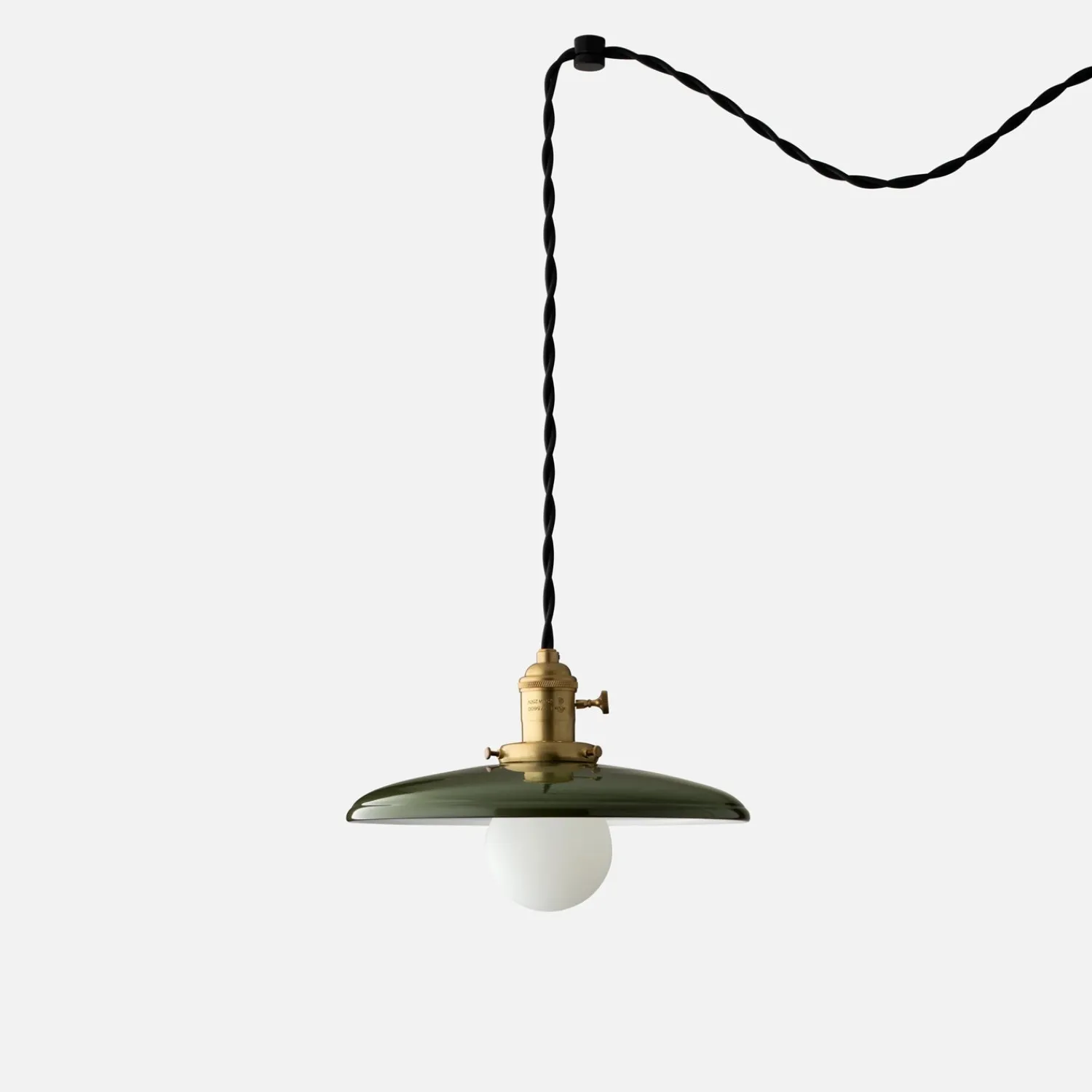 Schoolhouse Apartment Plug-In Pendant 2.25" Hot