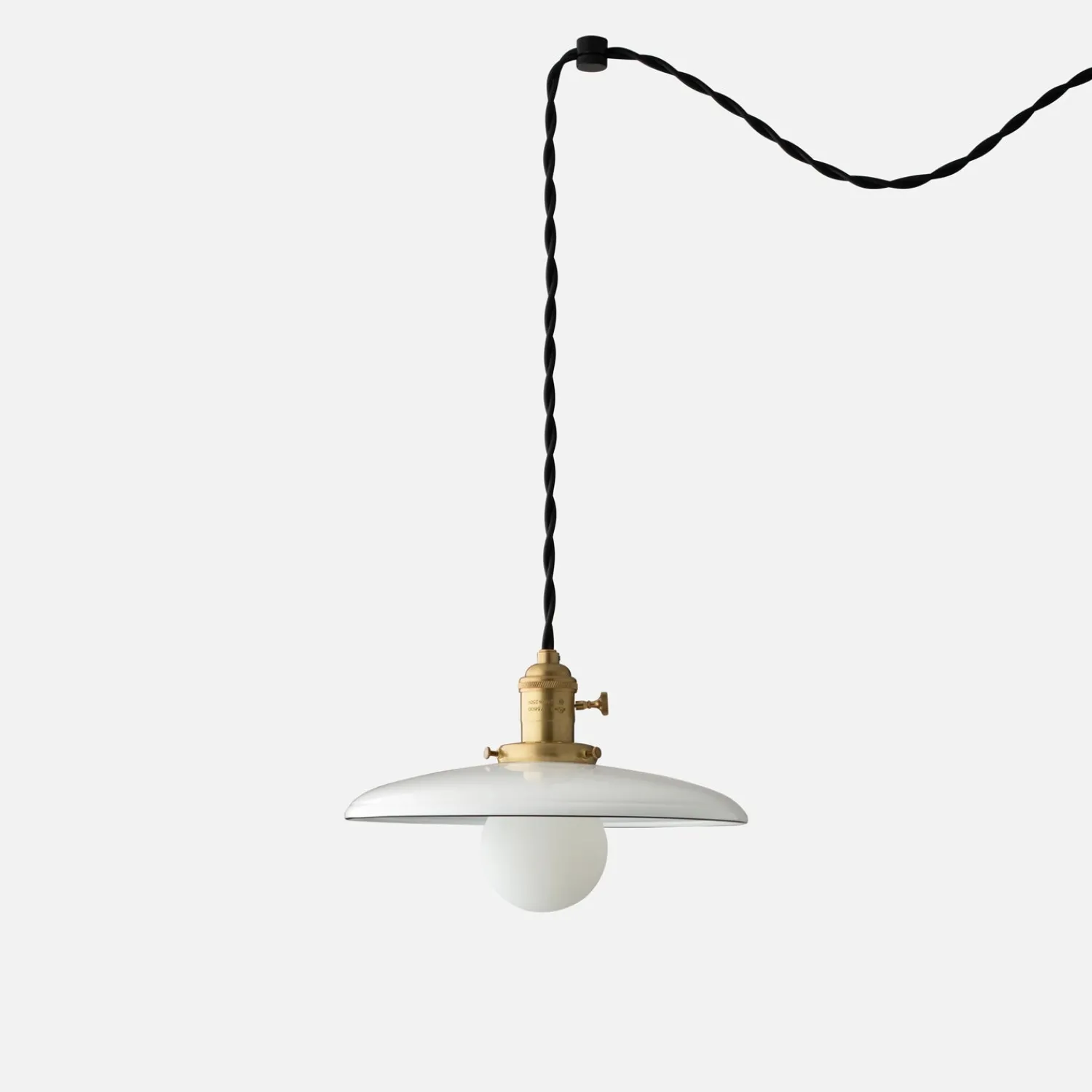 Schoolhouse Apartment Plug-In Pendant 2.25" Hot