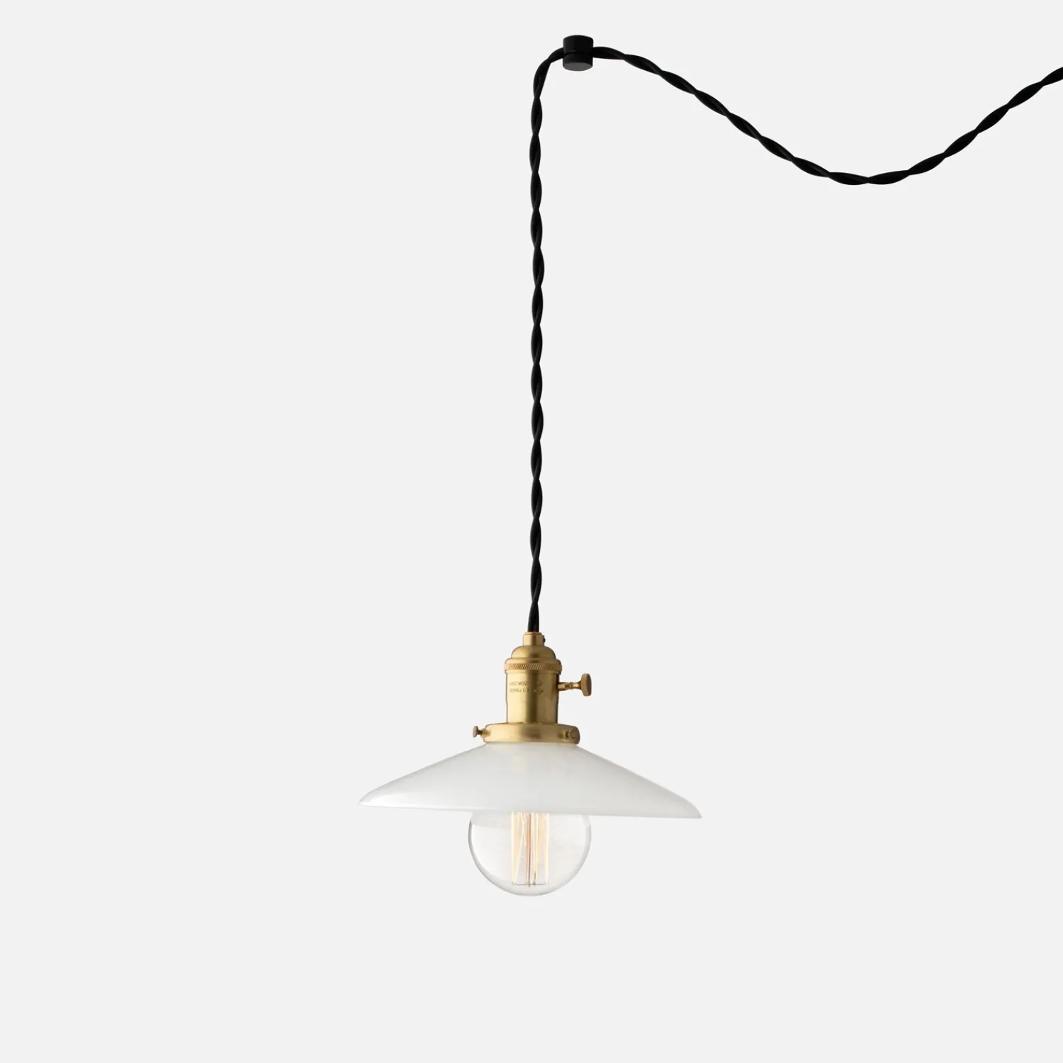 Schoolhouse Apartment Plug-In Pendant 2.25" Hot