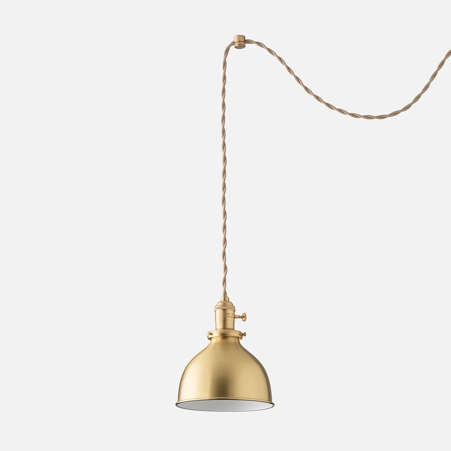 Schoolhouse Apartment Plug-In Pendant 2.25" Hot