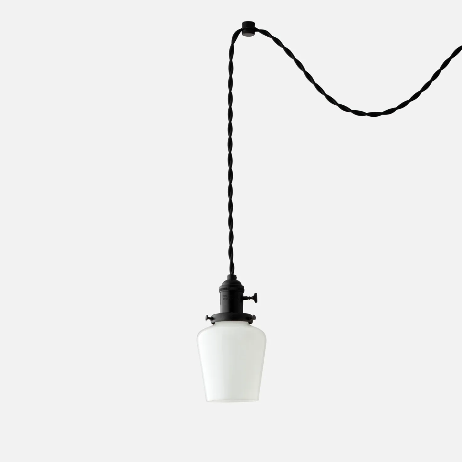 Schoolhouse Apartment Plug-In Pendant 2.25" Hot