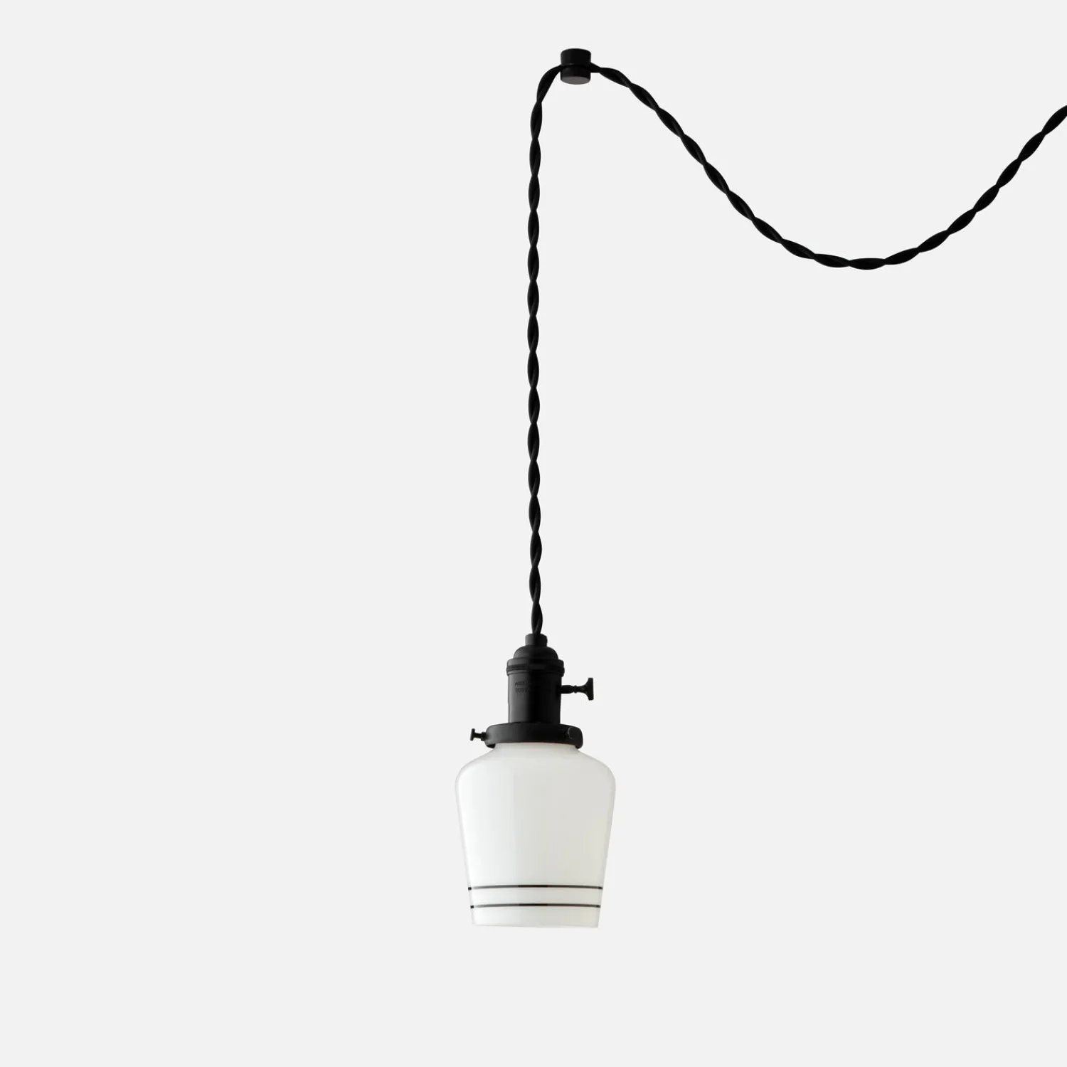 Schoolhouse Apartment Plug-In Pendant 2.25" Hot