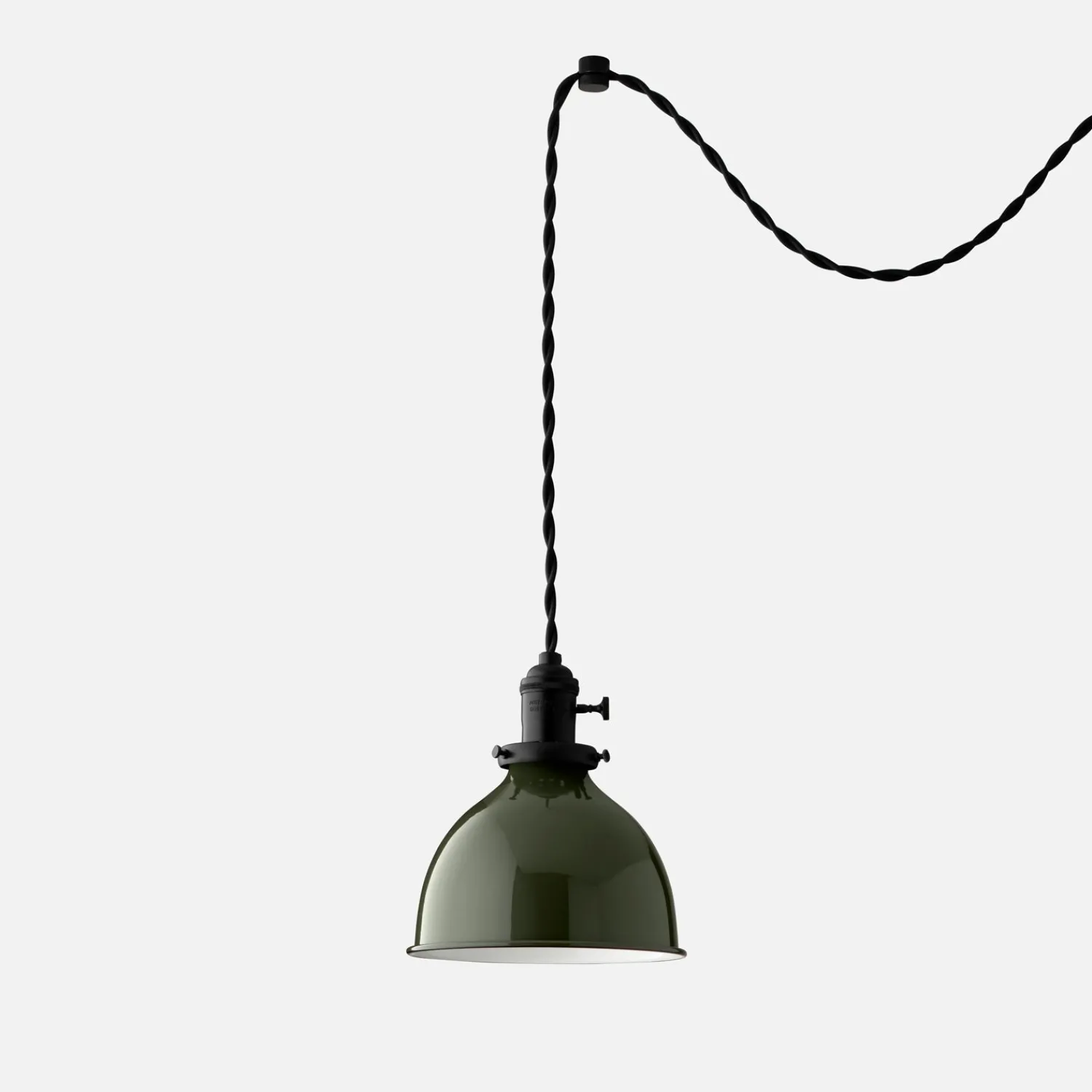 Schoolhouse Apartment Plug-In Pendant 2.25" Hot
