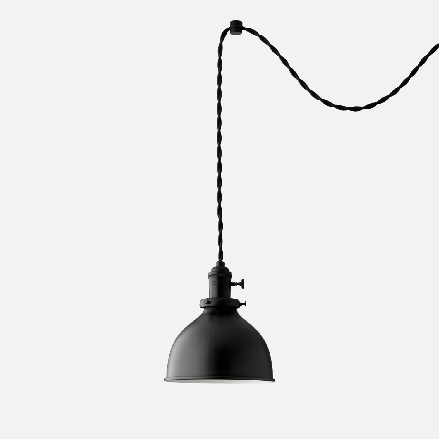 Schoolhouse Apartment Plug-In Pendant 2.25" Hot