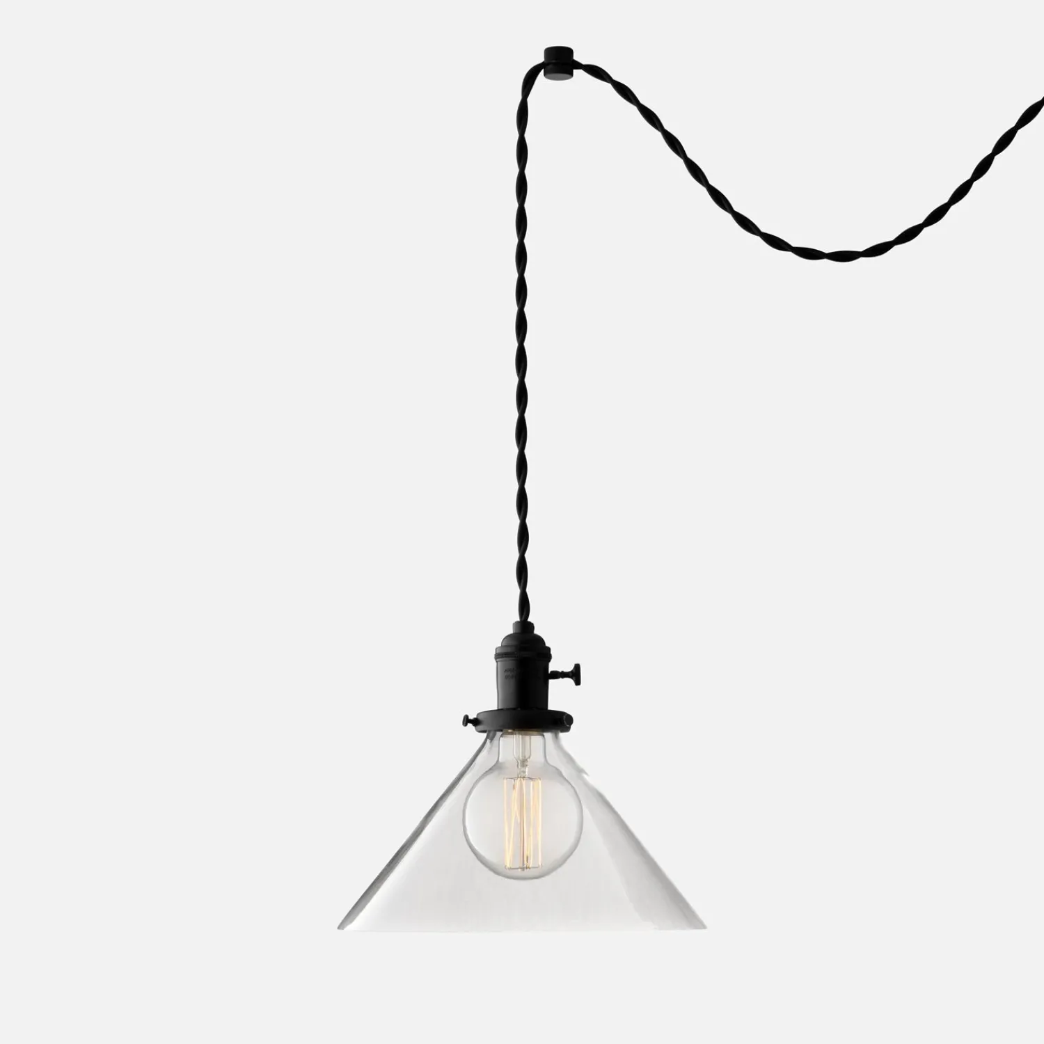 Schoolhouse Apartment Plug-In Pendant 2.25" Hot