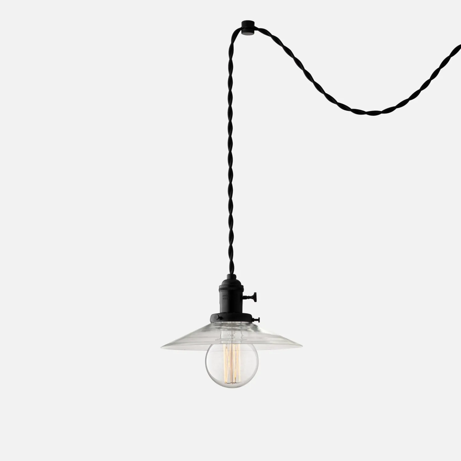 Schoolhouse Apartment Plug-In Pendant 2.25" Hot