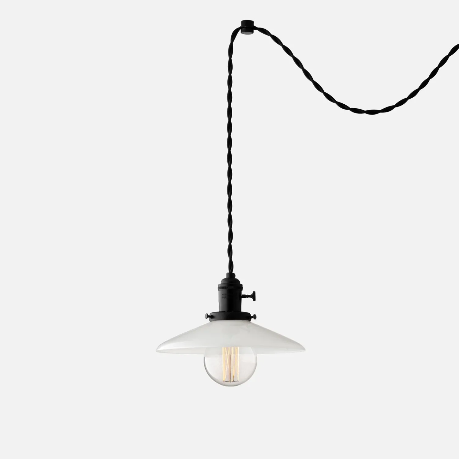 Schoolhouse Apartment Plug-In Pendant 2.25" Hot