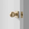 Schoolhouse Berlin Door Set with Globe Knob Fashion