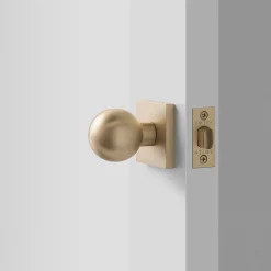 Schoolhouse Berlin Door Set with Globe Knob Fashion