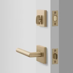 Schoolhouse Berlin Door Set with Otto Lever + Deadbolt New