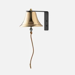 Schoolhouse Brass Dinner Bell Sale