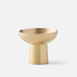 Schoolhouse Brass Pedestal Bowl Online