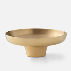 Schoolhouse Brass Pedestal Bowl Online