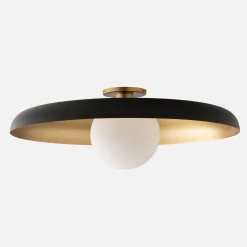 Schoolhouse Caldera 26" Flush Mount Fashion