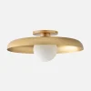 Schoolhouse Caldera 15" Flush Mount New