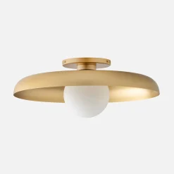 Schoolhouse Caldera 15" Flush Mount New