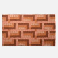 Schoolhouse Canyon Wool Flatweave Rug Paprika Discount