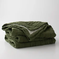 Schoolhouse Channeled Cotton Quilt Discount