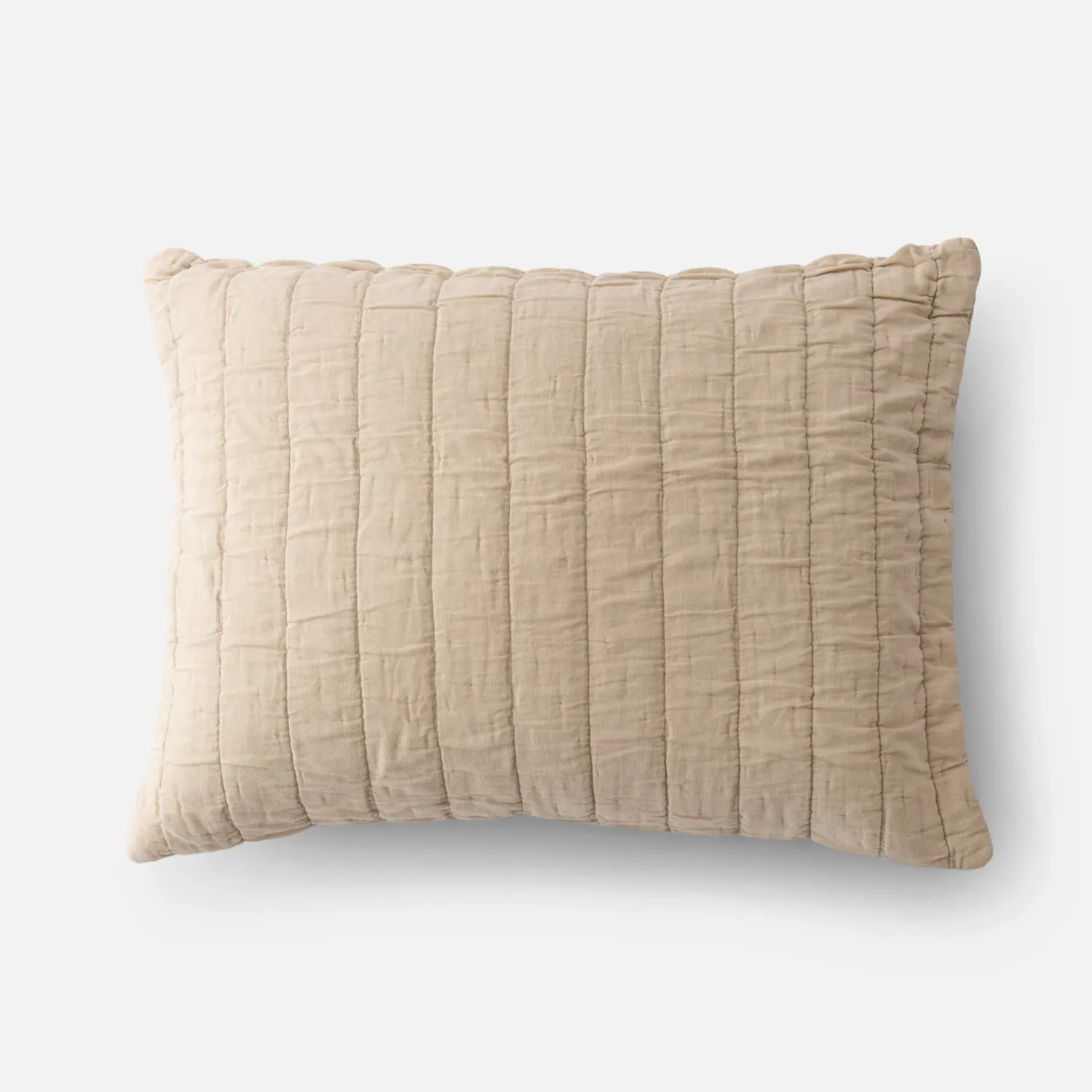 Schoolhouse Channeled Cotton Sham Outlet