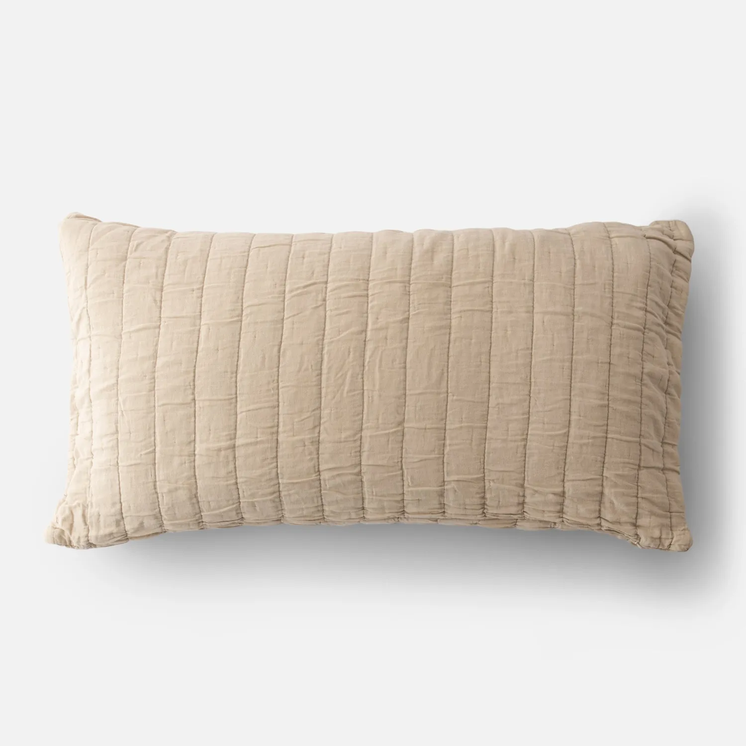 Schoolhouse Channeled Cotton Sham Outlet