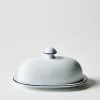 Schoolhouse Christianshavn Blue Porcelain Butter Dish Sale