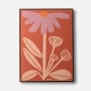 Schoolhouse Coneflower Framed Print by Anisa Makhoul Online