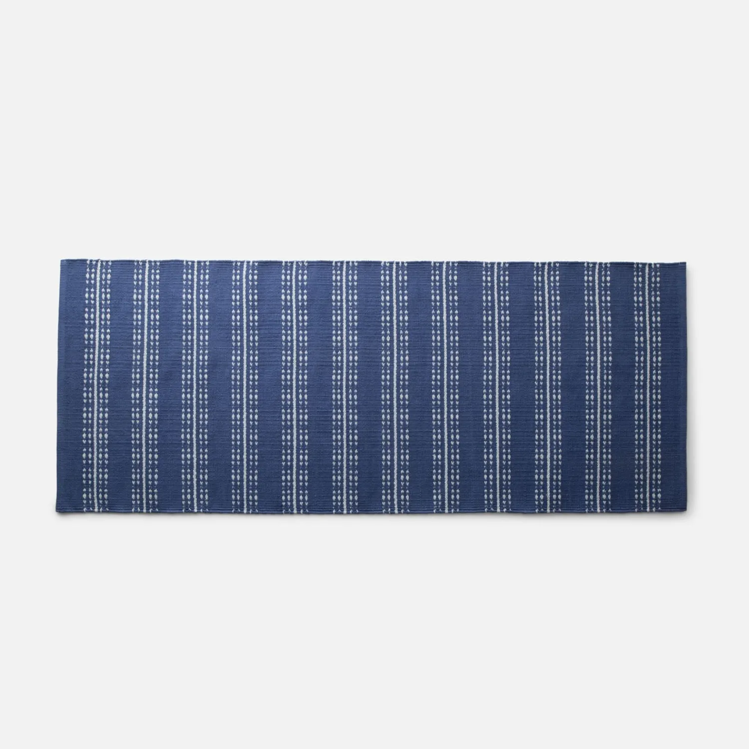 Schoolhouse Cotton Ticking Stripe Flatweave Rug Sale