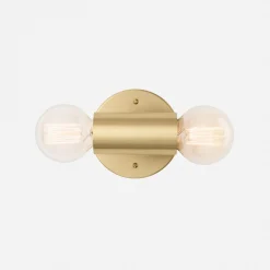 Schoolhouse Cylinder Double Sconce Outlet