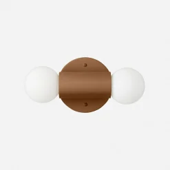 Schoolhouse Cylinder Double Sconce Outlet