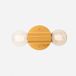 Schoolhouse Cylinder Double Sconce Outlet